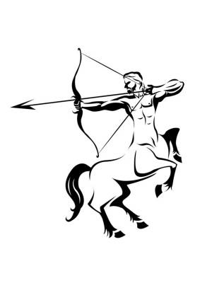 Трафареты Кентавра для вырезания из бумаги