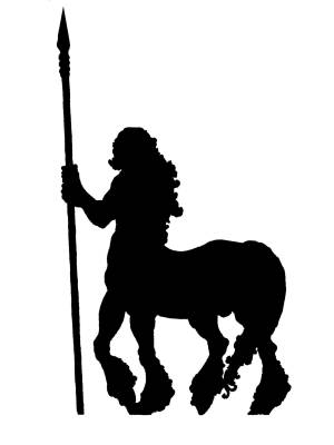 Трафареты Кентавра для вырезания из бумаги