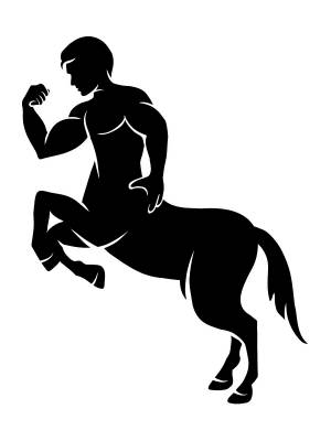 Трафареты Кентавра для вырезания из бумаги