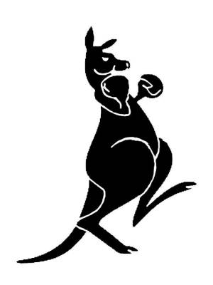 Трафареты Кенгуру