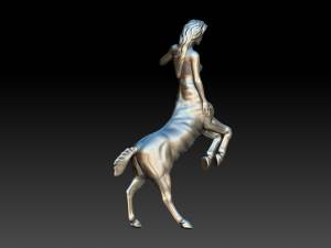 Файл STL Женщина-кентавр-001 ・Шаблон для 3D-печати для загрузки・Cults