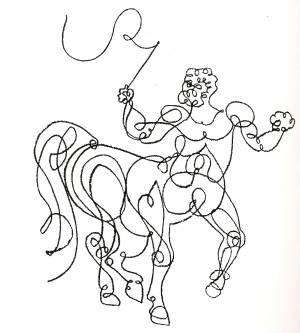 Кентавр раскраска для детей