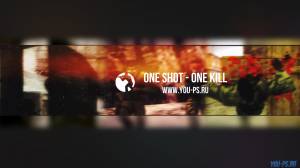 PSD шапка для YouTube Counter-Strike » Братство дизайнеров