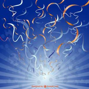 Многоцветная керлинг поток украшения