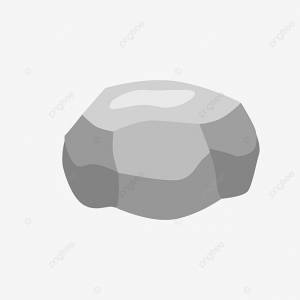 иллюстрация каменного элемента в плоском стиле PNG , камень, элемент, Квартира PNG картинки и пнг рисунок для й загрузки