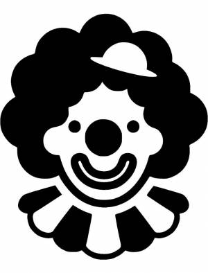 Трафареты Клоун