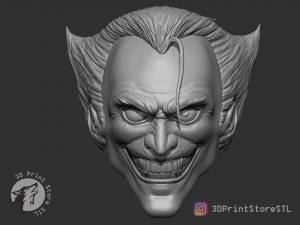 Файл 3D Маска Джокера из DC Comics