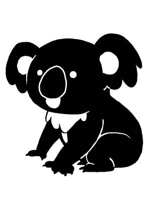 Трафареты Коалы