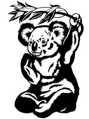 Трафареты Коалы