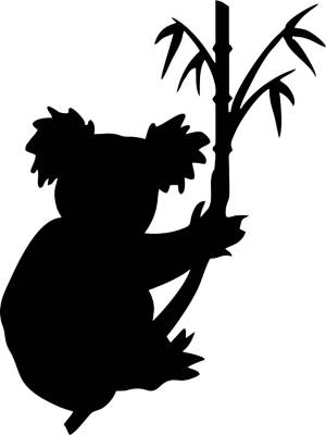 Трафареты Коала