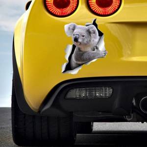 Автомобильная наклейка Koala Pet Animal, водонепроницаемая виниловая наклейка, автомобильные аксессуары, декоративные наклейки для автомобиля