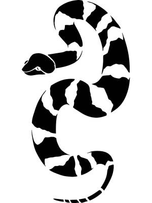 Трафареты Змеи