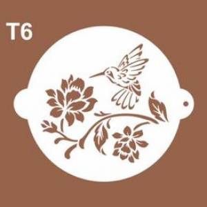 Трафарет для торта Колибри Т6