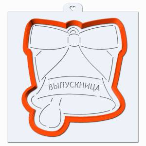 Колокольчик с надписью Выпускница