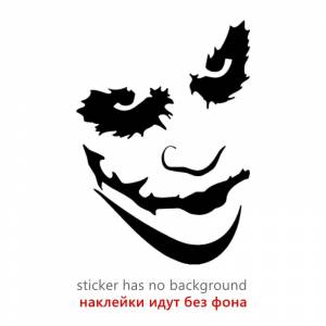 Крутая наклейка Joker, автомобильная наклейка, водонепроницаемые автомобильные декорации на бампер грузовика, заднее окно, Винил 20*14 см