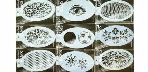 Трафарет для блеск-тату 6*6 насекомые 88С