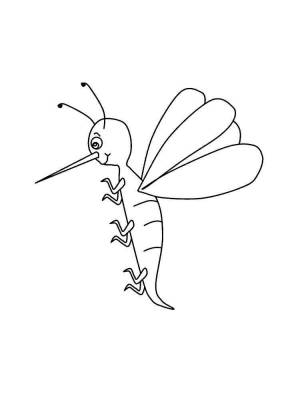 Раскраски Комар