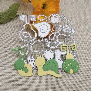 Металлические трафареты для резки пчелиных змей, Жуков, насекомых, трафареты для «сделай сам», скрапбукинг, декоративное тиснение, шаблон ручной работы