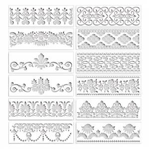 Трафареты для декора в ассортименте
