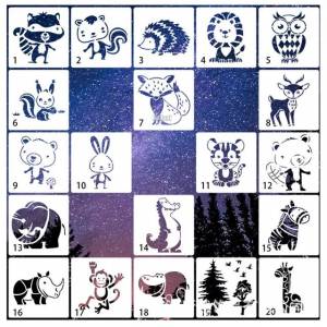 Горячая Распродажа DIY детская живопись динозавр Насекомые Животные автомобиль шаблон трафареты костюм детский набор для рисования ранние образовательные игрушки