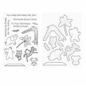 Новинка, слон, тигр, жираф, будьте хорошими друзьями, наклейки, трафареты, сделай сам, Подарочная карточка, металлические Вырубные штампы ручной работы