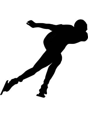 Трафареты Конькобежцев