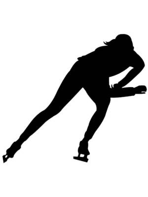 Трафареты Конькобежцев