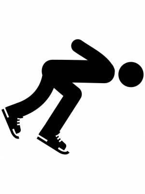 Трафареты Конькобежцев