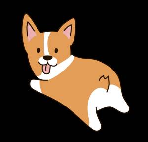 Трафареты новогодние корги