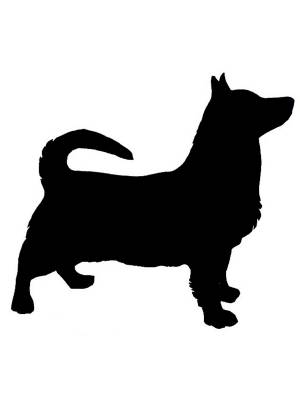 Трафареты Корги для вырезания из бумаги