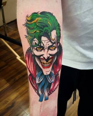 Joker tattoo