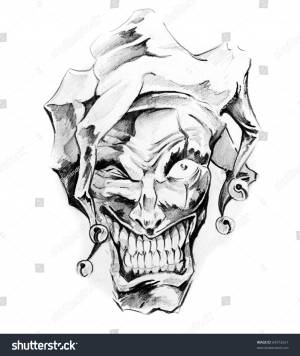 Sketch Tattoo Art Joker