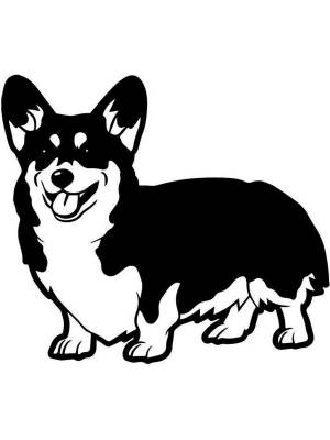 Трафареты Корги