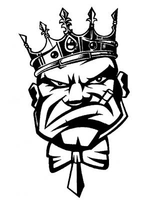 Трафареты Короля для вырезания из бумаги