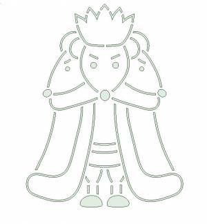 Форма для печенья и трафарет Мышиный Король