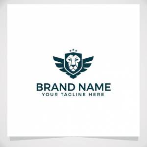 Шаблон логотипа безопасности королевского короля