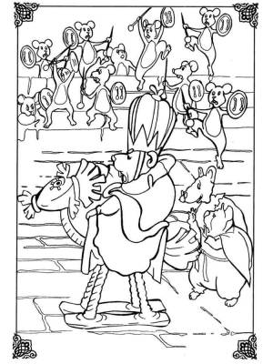 Раскраски Мышиный король