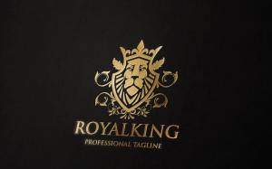 Королевский король шаблон логотипа 114387