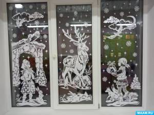 Новогодние вытынанки по сказке «Снежная королева»