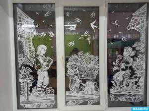 Новогодние вытынанки по сказке «Снежная королева»