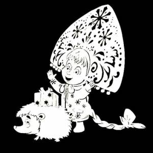 Трафареты моя новогодняя сказка
