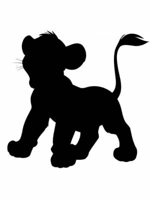 Трафареты Король Лев