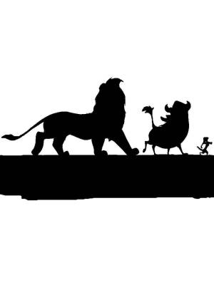 Трафареты Король Лев