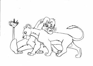 Раскраски витани из короля льва