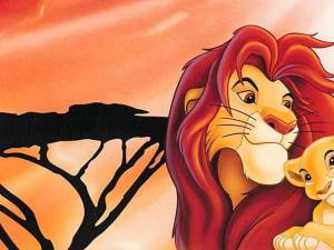 Симба карандашом