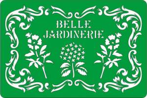 Трафарет на клеевой основе Belle jardinerie, 10*15 см