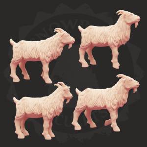 Файл STL Комплект для козы・Шаблон для 3D-печати для загрузки・Cults