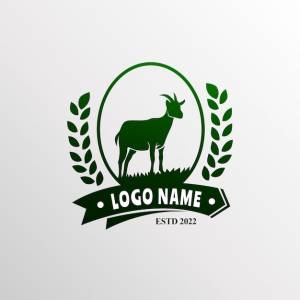 Векторные винтажные козьи этикетки