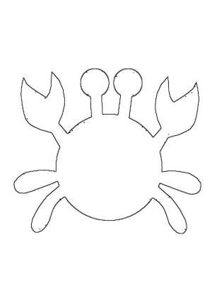 Трафареты Краба