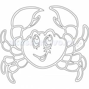 Песочный трафарет Краб Kidsation